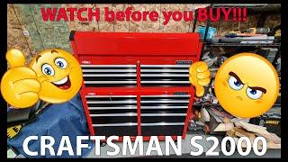 Watch before you buy   Craftsman S2000 Rolling Tool Chest