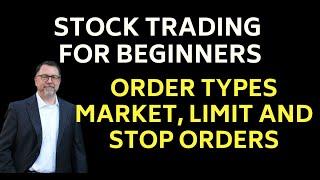 Stock Market Order Types | Market Order, Limit Order, Stop Loss, Stop Limit