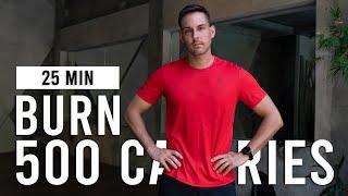 BURN 500 CALORIES with this 25 Minute Cardio HIIT Workout (Intense, No Equipment)