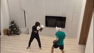 Gabriel vs Joshua sparring