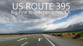 Big Pine to Independence on US Route 395, California | USA Scenic Drive 4K