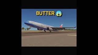 Butter landing in Airbus A330 , RFS real flight simulator smooth landing (-0fpm) #swiss001landing