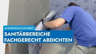 Perfekte Feuchtraumabdichtung | OTTOFLEX Abdichtbahn - neues Video in der Beschreibung