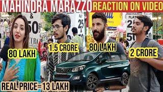 MAHINDRA MARAZZO VIDEO REACTION| PAKISTANI PUBLIC SHOCKING REACTION | CARS REACTION | Lajawab Ubaid