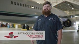 Aviation Maintenance Technology Testimony | Patrick Dinsmore | Spartan College