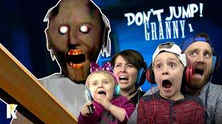 Try not to JUMP in GRANNY Horror Game Family Challenge! |  K-City GAMING