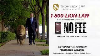 Odessa Car Accident Lawyer | FREE CONSULTATIONS | Thompson Law | 1-800-LION-LAW