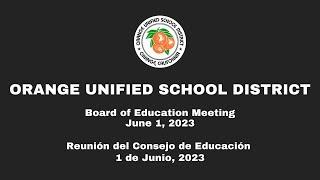 OUSD Board Meeting - June 1, 2023