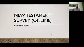 New Testament Survey II (Acts 1 - 8:3) Greg E. Gifford ️ 