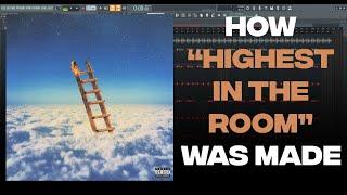 [BEST ON YOUTUBE] How HIGHEST IN THE ROOM by Travis Scott was Made on FL Studio 21 [WITH OUTRO]