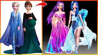 Frozen Elsa Anna Glow Up Beautiful - Modern Fashion Transformation | Fashion Wow