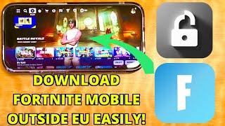 How To Download Fortnite Mobile OUTSIDE EU on iPhone iOS 17-18 No Computer! Play Fortnite Mobile!