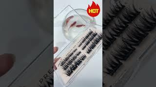 7-14 days lasting waterproof press on cluster lashes factory - lazy girl lash