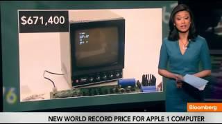 Bloomberg Auction Team Breker Köln Original Apple 1 a Record Setting Slice of History 2