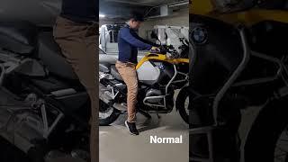 R1200GS ADV Normal vs Low x 3