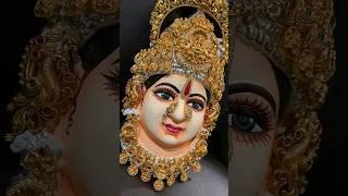 Goddess MahaLakshmi Mukut - Goddess Face for Lakshmi Pooja #varamahalakshmiidols #mahalaxmipooja