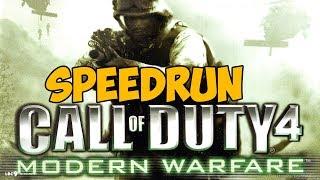 Call of Duty 4: Modern Warfare ► SPEEDRUN - Новый рекорд 1:49:45