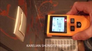 EMF protection shungite radiation from a light switch//KSF//