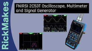 FNIRSI 2C53T Oscilloscope, Multimeter and Signal Generator