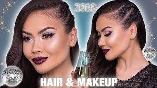 NEW YEARS MAKEUP TUTORIAL + HAIR | Maryam Maquillage