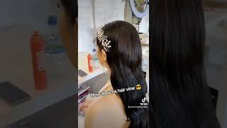 Bridal hair accessories #darkhair #bride #bridehair #bridalaccessories #fyp