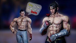 Jin and Kazuya Imitating All Special Intros | Tekken 8 | DenZH