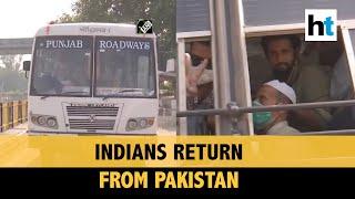 Watch: 114 Indians return from Pakistan through Attari-Wagah Border