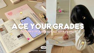 ⋆ ˚｡⋆୨୧˚๋࣭ ⭑Ace Your Grades: Study Hacks for Straight-A Success! | 7 Tips & Tricksx₊ 