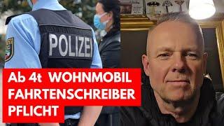 DER WOHNMOBIL BEHÖRDEN KONTROLL-WAHNSINN geht weiter: Jetzt sind Camper ab 4t ohne Anhänger dran!