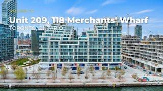 Unit 209, 118 Merchants' Wharf, Toronto | Real Estate Video Tour | SkySight.ca