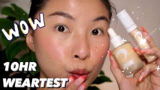 MORPHE 2 TESTED: HINT HINT SKINTINT & HIDE&PEAK CONCEALER REVIEW/10HR WEARTEST | DRY SKIN OVER 35