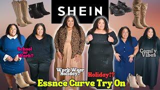 SHEIN Plus Size Haul 2024|SHEIN ESSNCE TRY ON|SHEIN CURVE HAUL|SHEIN Plus Size Dresses|TashaStJames