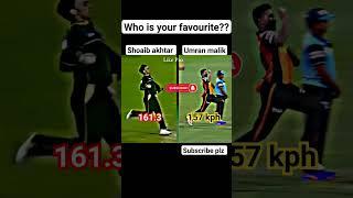 shoaib akhtar vs umran malik  #shorts