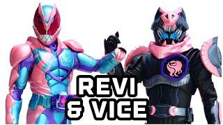 SH Figuarts Kamen Rider Revi & Vice Action Figure Review Tamashii Nations BANDAI