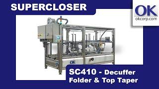 Supercloser SC410 Polybag-in-box Decuffer Folder & Top Taper