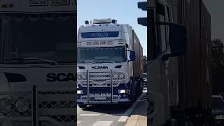 Scania V8  Openpipe Turbo Sound, Starting