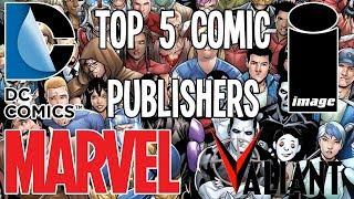 Top 5 Favourite Comic Publishers