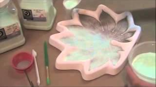 D&L Art Glass: Leaf Casting Mold Demo