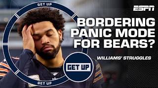 PANIC MODE FOR BEARS  Breaking down Caleb Williams’ ALARMING struggles this season  | Get Up