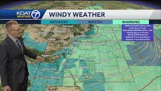 More strong wind across New Mexico