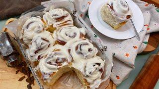 Super Fluffy & Easy Cinnamon Rolls Recipe  You will be amazed by the result