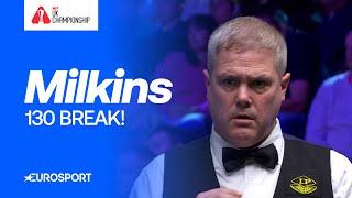 130 break from Robert Milkins against Ding Junhui  | 2024 UK Championship Highlights