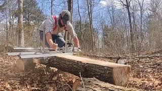 Testing the SHZOND 14"-36" Chainsaw Mill on oak