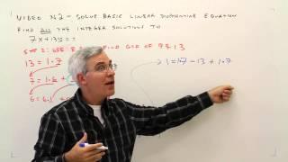 N2--Solve Basic Linear Diophantine Equation