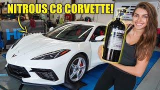 WE INSTALLED NITROUS ON MY 2020 C8 CORVETTE!! SHE F'N RIPS!!