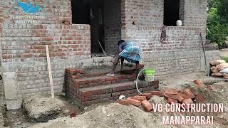 Main Door Steps , Staircase & Parapet Wall | VG Construction | Manapparai