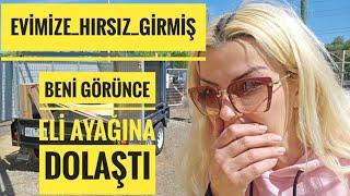 EVİMİZE HIRSIZ GİRMİŞ BENİ GÖRÜNCE ELİ AYAĞINA DOLAŞTI!