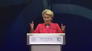 President Ursula von der LEYEN @ the Official Ceremony for CERN’s 70th anniversary