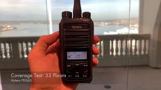 Radio Coverage Test: Hytera PD562i (Inside Building)