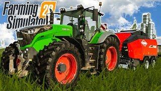 FARMING SIMULATOR 20 - Heu machen und BALLEN pressen | Landwirtschafts-Simulator 20 Gameplay